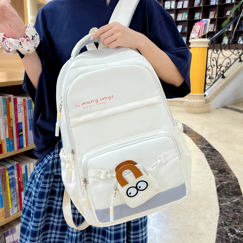 醇龙 学院风简约百搭电脑背包 尼龙 双肩包 常规 男女同款情侣款 多色