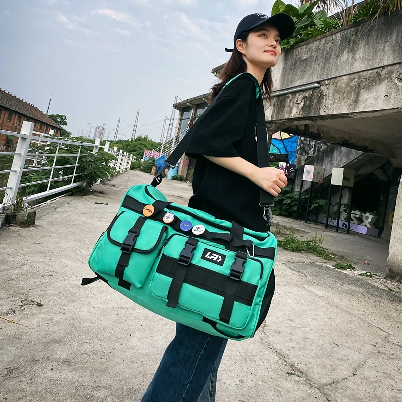醇龙 多功能干湿分离多口袋 尼龙 旅行包 常规 男女同款情侣款 黑/灰/军绿/果绿