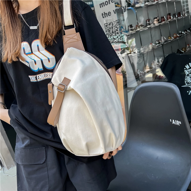 醇龙 韩版简约便携高级通勤 牛津布 胸包 常规 男女同款情侣款 多色