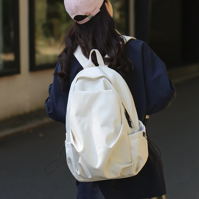 醇龙 休闲百搭 尼龙 双肩包 男女同款情侣款 黑/蓝/绿/白/卡其