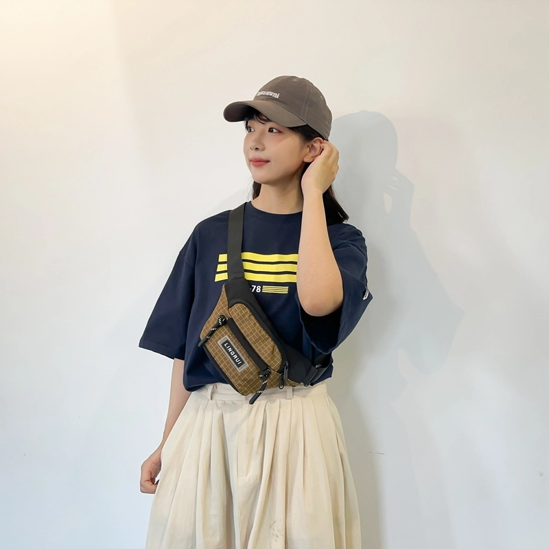 醇龙 尼龙 男女通用 多色 拉链开合大容量休闲 胸包
