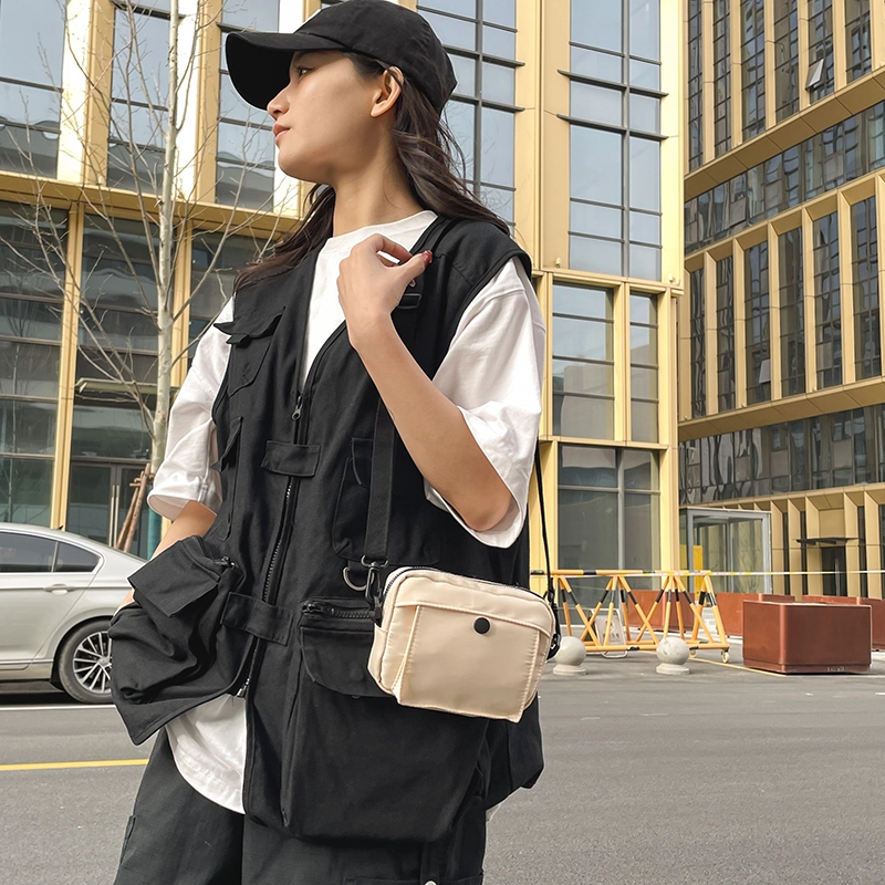 醇龙 尼龙男女通用多色简约单肩包情侣运动手机包休闲百搭斜挎包