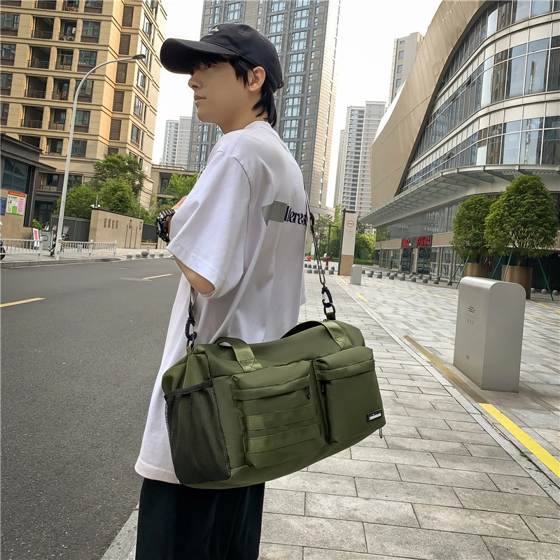 醇龙  尼龙男女通用短途旅行包干湿分离带独立鞋仓手提包多用途大容量单肩斜挎包 多色