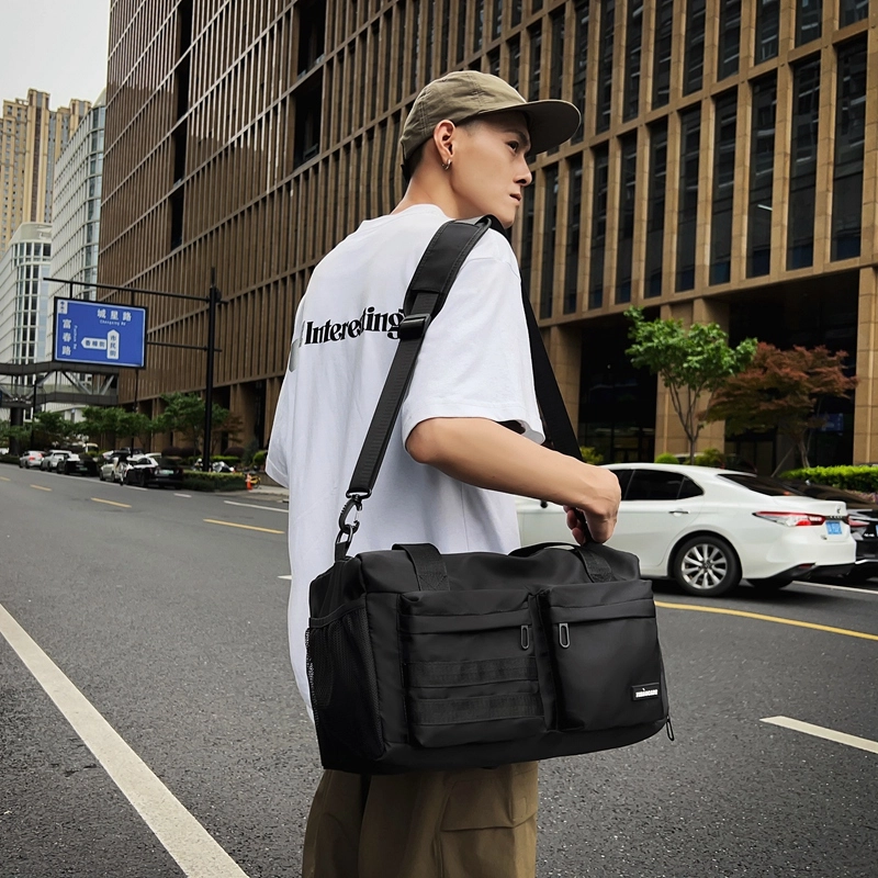 醇龙  尼龙男女通用短途旅行包干湿分离带独立鞋仓手提包多用途大容量单肩斜挎包 多色