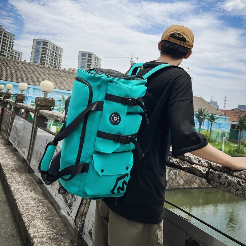 醇龙 休闲简约多功能干湿分离旅游时尚百搭 牛津复合布 旅行包 常规 男女同款情侣款 黑/卡其/红/粉/紫/黄/青绿/牛仔蓝/军绿