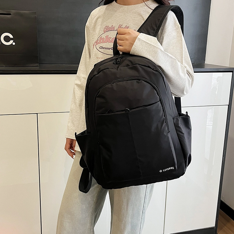 醇龙 时尚高端旅游登山百搭 尼龙布 双肩包 男女同款情侣款 深灰色/黑色/军绿色