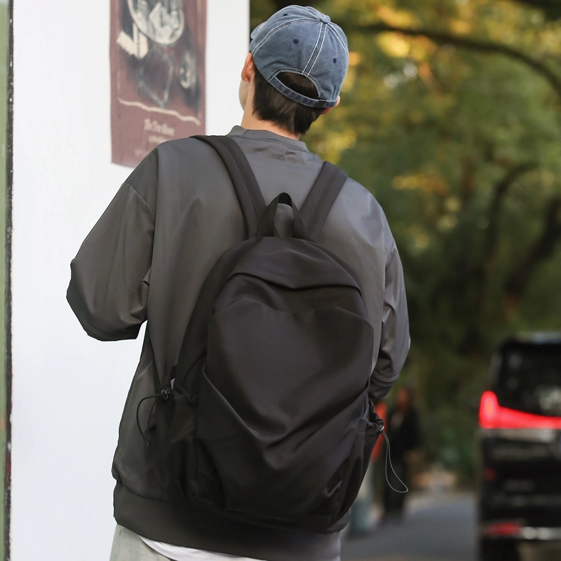 醇龙 休闲百搭 尼龙 双肩包 男女同款情侣款 黑/蓝/绿/白/卡其