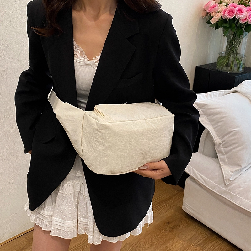 醇龙 纯色简约外出轻便时尚潮流 尼龙 斜挎单肩包 常规 男女同款情侣款 多色