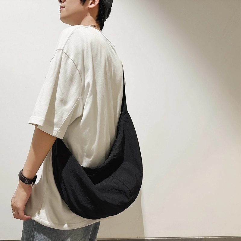醇龙 轻便休闲简约纯色 尼龙 斜挎包 男女同款情侣款 多色