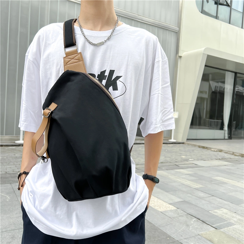 醇龙 韩版简约便携高级通勤 牛津布 胸包 常规 男女同款情侣款 多色