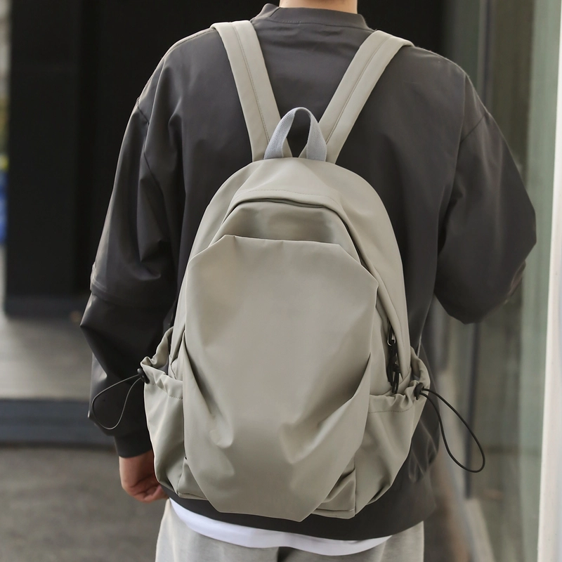 醇龙 休闲百搭 尼龙 双肩包 男女同款情侣款 黑/蓝/绿/白/卡其