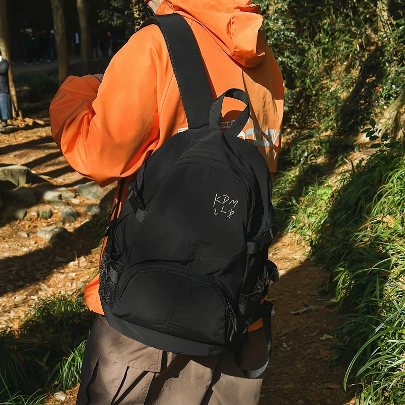 醇龙 港风运动休闲百搭书包轻便学生大容量登山超轻旅游背包 尼龙 双肩包 女款 多色
