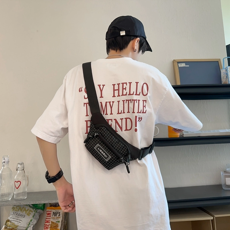 醇龙 尼龙 男女通用 多色 拉链开合大容量休闲 胸包