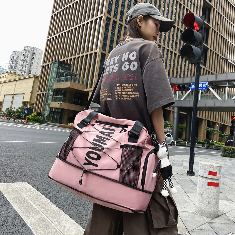 醇龙 多用干湿分离 尼龙 手提包 男女同款情侣款 多色