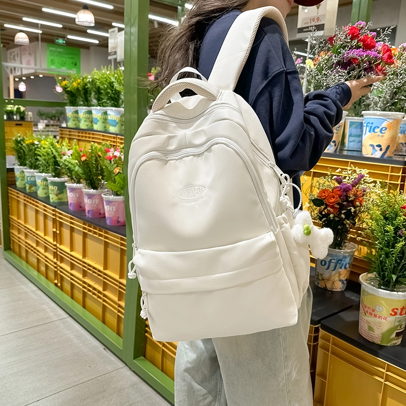 醇龙 学生外出旅游防泼水收纳包 尼龙 双肩包 女款 多色