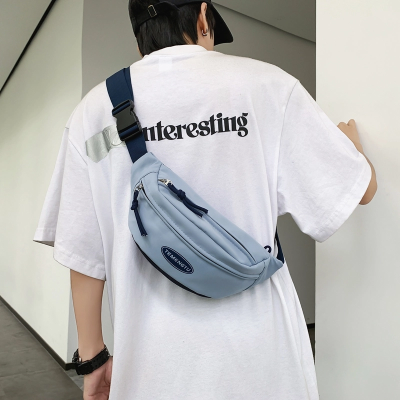 醇龙 休闲背包运动健身 尼龙 胸包 男女同款情侣款 黑/绿/蓝/红/粉