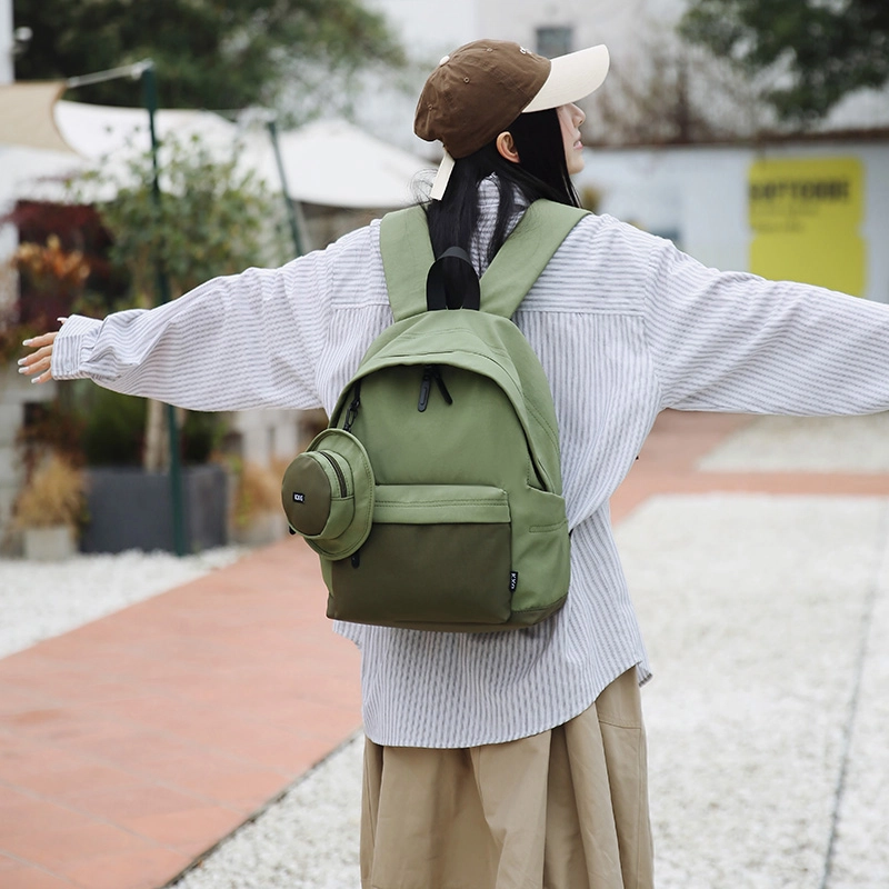 醇龙 拼色轻薄超轻大容量学生书包外出旅行多功能背包 尼龙 双肩包 男女同款情侣款 多色