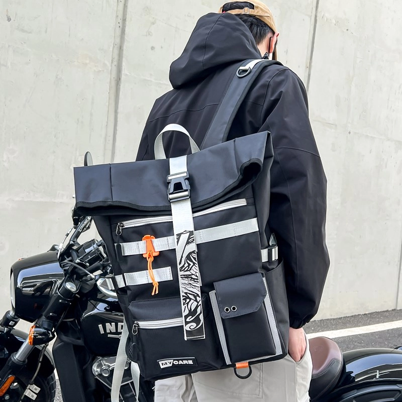 醇龙 男士背包旅行包旅行大学生书包潮牌电脑包 牛津布 双肩包 常规 男女同款情侣款 多色
