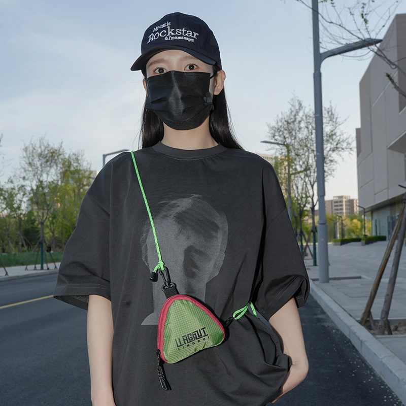 醇龙 百搭嘻哈 尼龙 耳机包 男女同款情侣款 灰/黑/黄/橘/绿