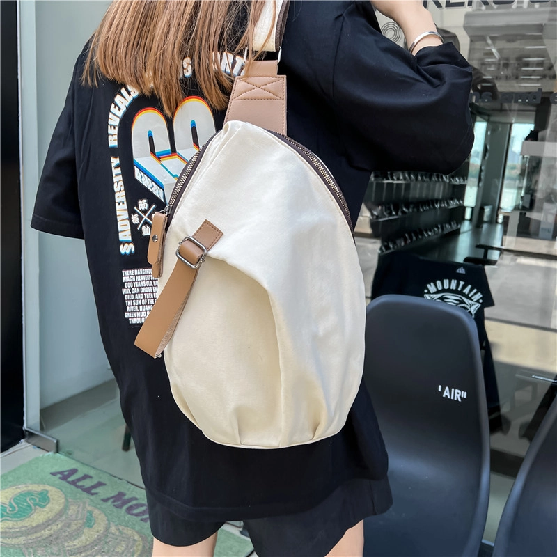 醇龙 韩版简约便携高级通勤 牛津布 胸包 常规 男女同款情侣款 多色