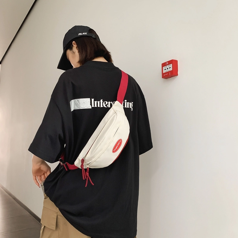 醇龙 休闲背包运动健身 尼龙 胸包 男女同款情侣款 黑/绿/蓝/红/粉