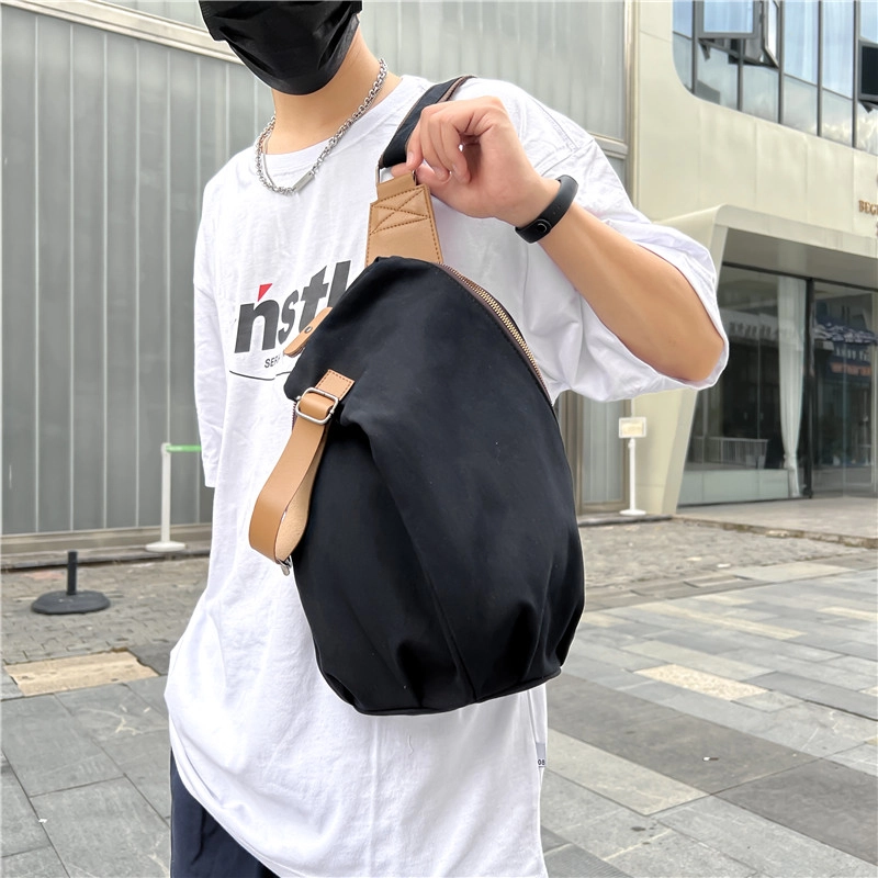 醇龙 韩版简约便携高级通勤 牛津布 胸包 常规 男女同款情侣款 多色