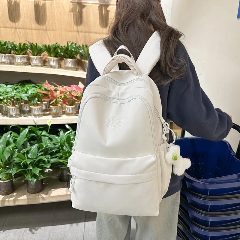 醇龙 学生外出旅游防泼水收纳包 尼龙 双肩包 女款 多色