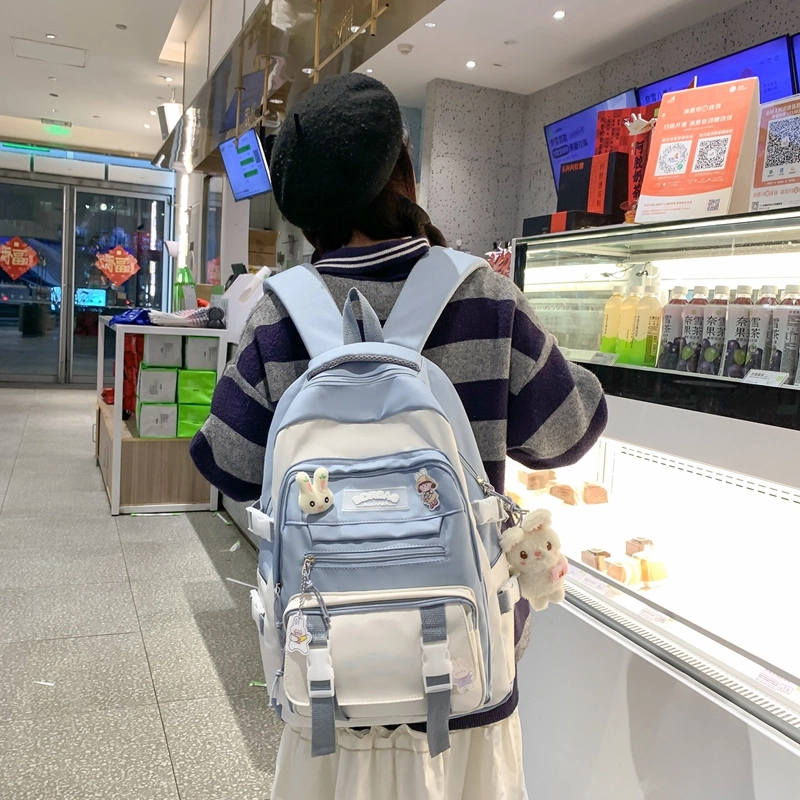 醇龙  尼龙男女通用多色学生 单肩包轻便减负护脊大容量双肩包