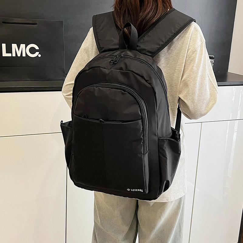 醇龙 时尚高端旅游登山百搭 尼龙布 双肩包 男女同款情侣款 深灰色/黑色/军绿色