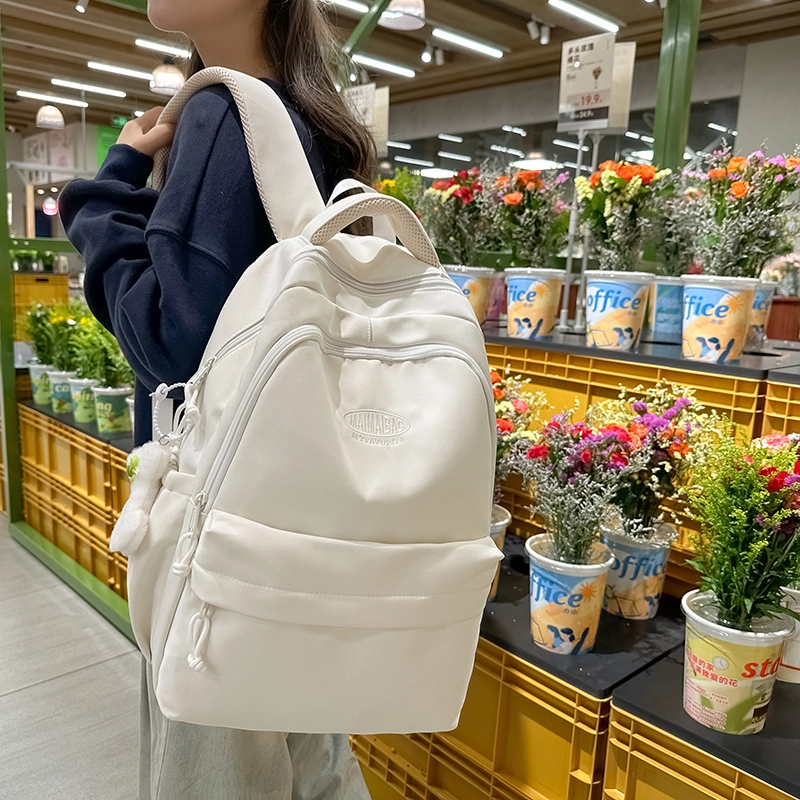 醇龙 学生外出旅游防泼水收纳包 尼龙 双肩包 女款 多色