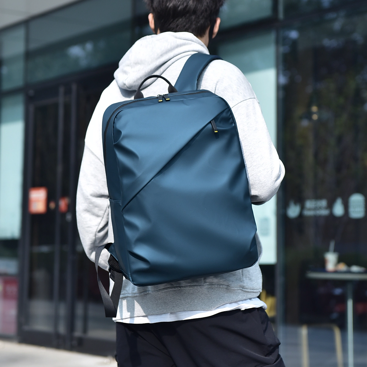 茵初 商务休闲多功能大容量 尼龙 双肩包 男女同款情侣款 黑色/灰色/蓝色