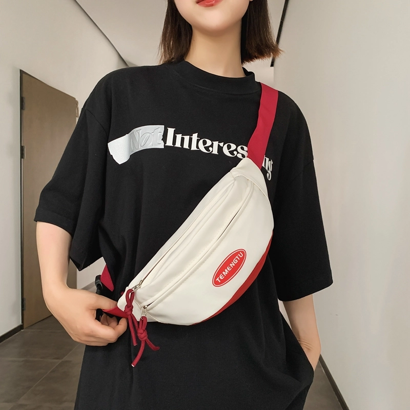 醇龙 休闲背包运动健身 尼龙 胸包 男女同款情侣款 黑/绿/蓝/红/粉