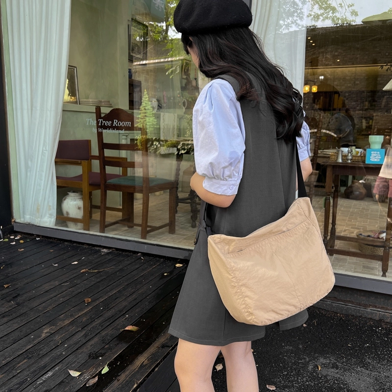 醇龙  简约休闲学生百搭时尚 单肩包斜挎包 尼龙 男女同款情侣款 多色