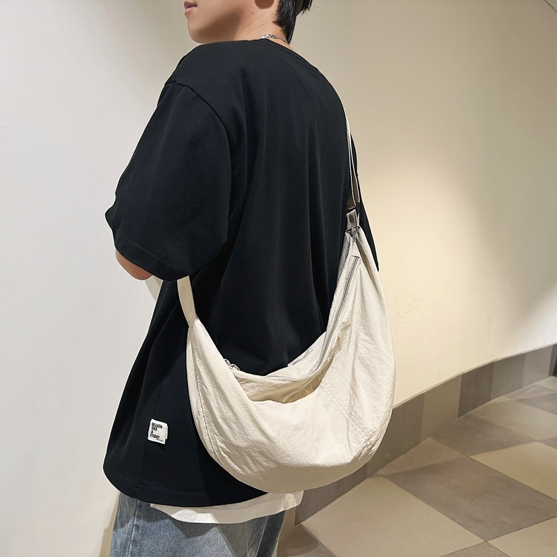 醇龙 轻便休闲简约纯色 尼龙 斜挎包 男女同款情侣款 多色
