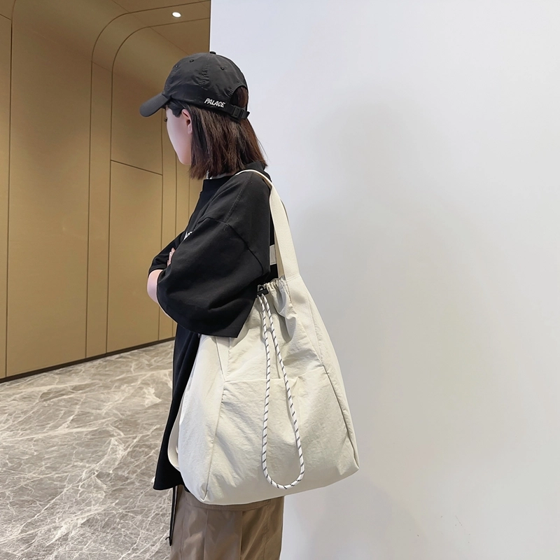 醇龙 抽绳运动防水通勤大容量手提多功能 尼龙 双肩包 男女同款情侣款 多色