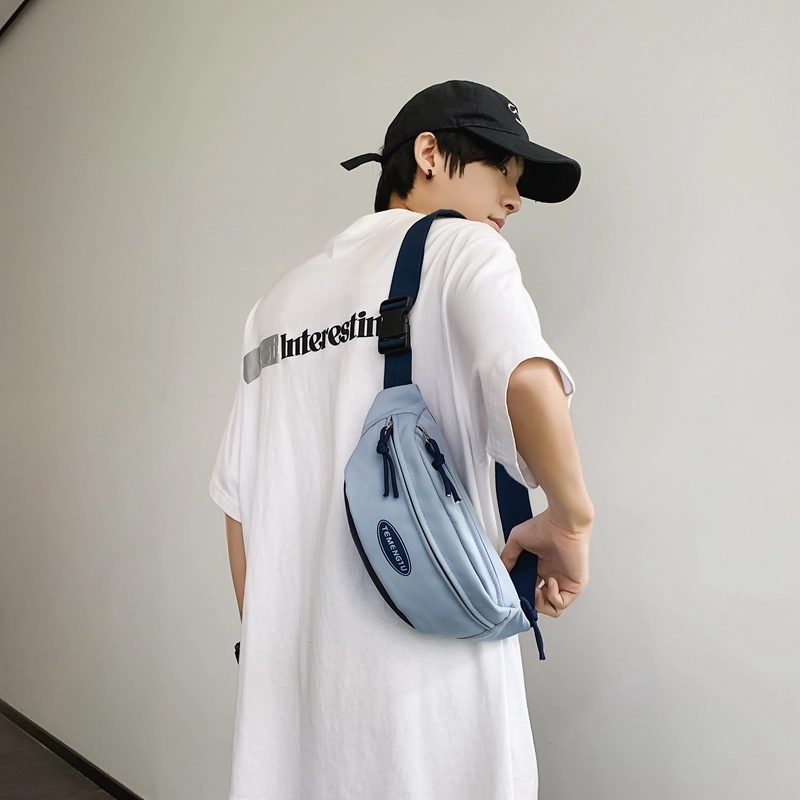 醇龙 休闲背包运动健身 尼龙 胸包 男女同款情侣款 黑/绿/蓝/红/粉