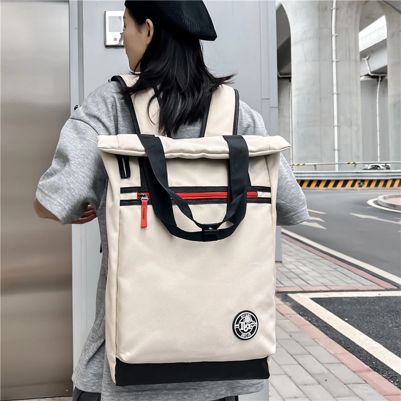 醇龙 撞色设计大容量高颜值时尚百搭简约轻便 复合布 双肩包 常规 男女同款情侣款 多色