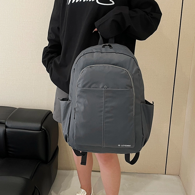 醇龙 时尚高端旅游登山百搭 尼龙布 双肩包 男女同款情侣款 深灰色/黑色/军绿色