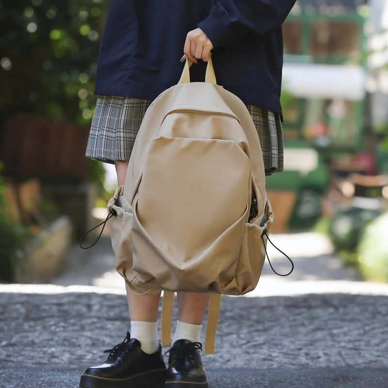 醇龙 休闲百搭 尼龙 双肩包 男女同款情侣款 黑/蓝/绿/白/卡其