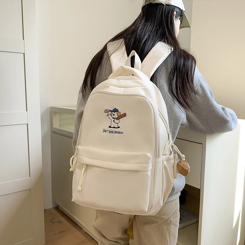 醇龙 可爱书包大容量学院风休闲旅行背包 尼龙 双肩包 常规 女款 多色