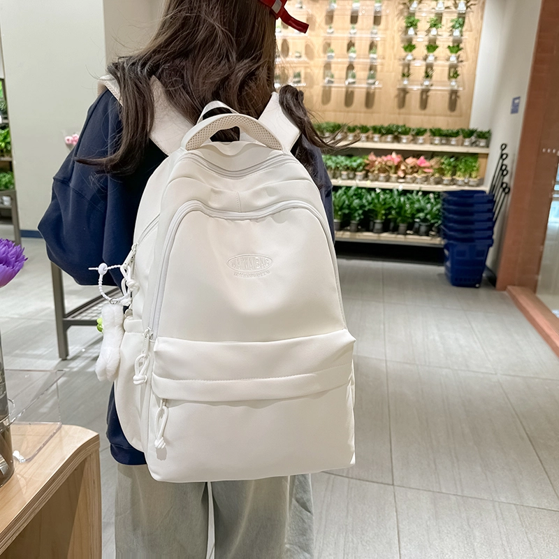 醇龙 学生外出旅游防泼水收纳包 尼龙 双肩包 女款 多色