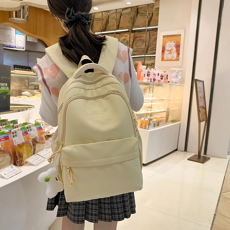 醇龙 学生外出旅游防泼水收纳包 尼龙 双肩包 女款 多色