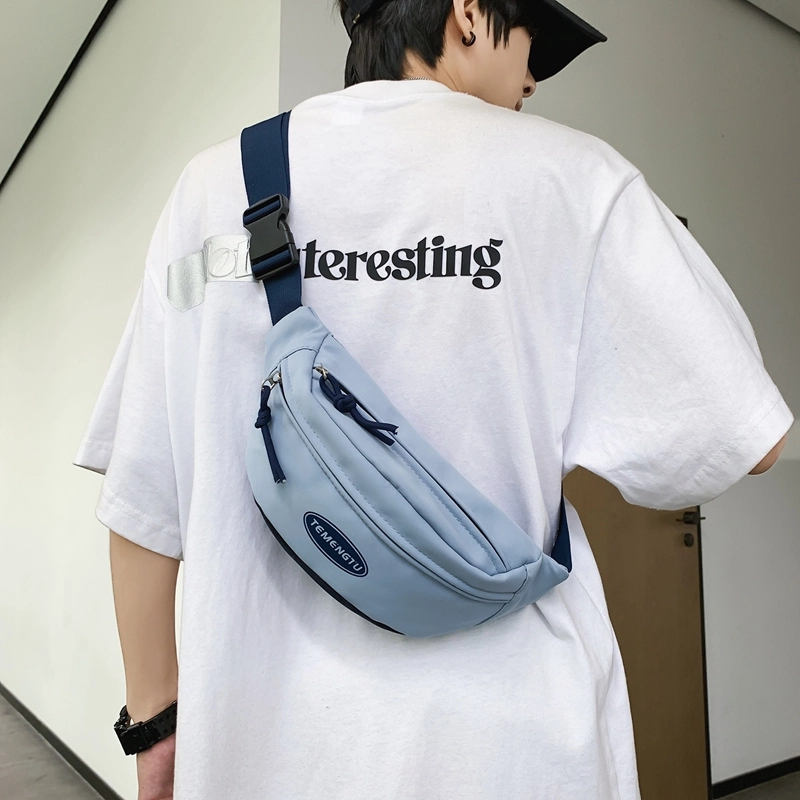 醇龙 休闲背包运动健身 尼龙 胸包 男女同款情侣款 黑/绿/蓝/红/粉
