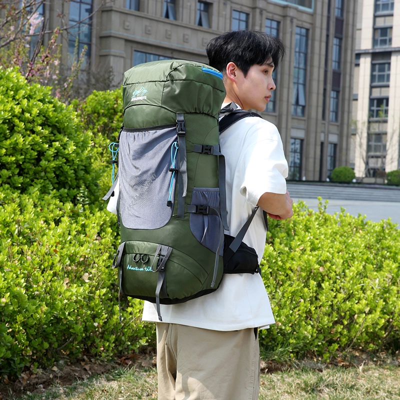 醇龙  大容量户外运动耐磨登山徒步露营 防泼水面料 双肩包 男女同款情侣款 多色