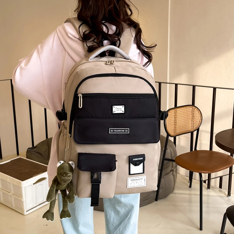 醇龙  男女通用多色牛津布欧美小众学生简约百搭大容量双肩包电脑背包