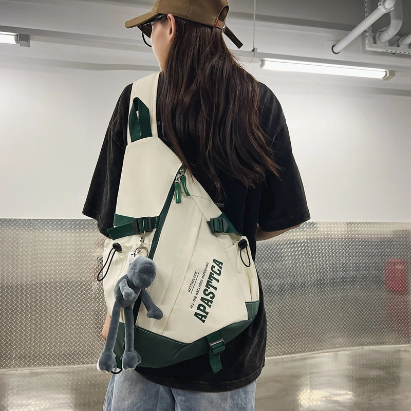 醇龙 尼龙 男女通用 多色 斜挎包 大容量拉链开合百搭休闲