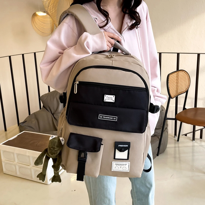 醇龙  男女通用多色牛津布欧美小众学生简约百搭大容量双肩包电脑背包