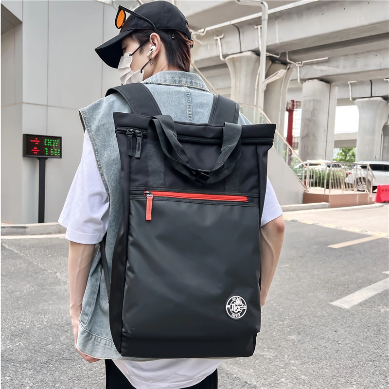 醇龙 撞色设计大容量高颜值时尚百搭简约轻便 复合布 双肩包 常规 男女同款情侣款 多色