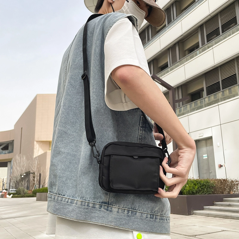 醇龙 尼龙男女通用多色简约单肩包情侣运动手机包休闲百搭斜挎包