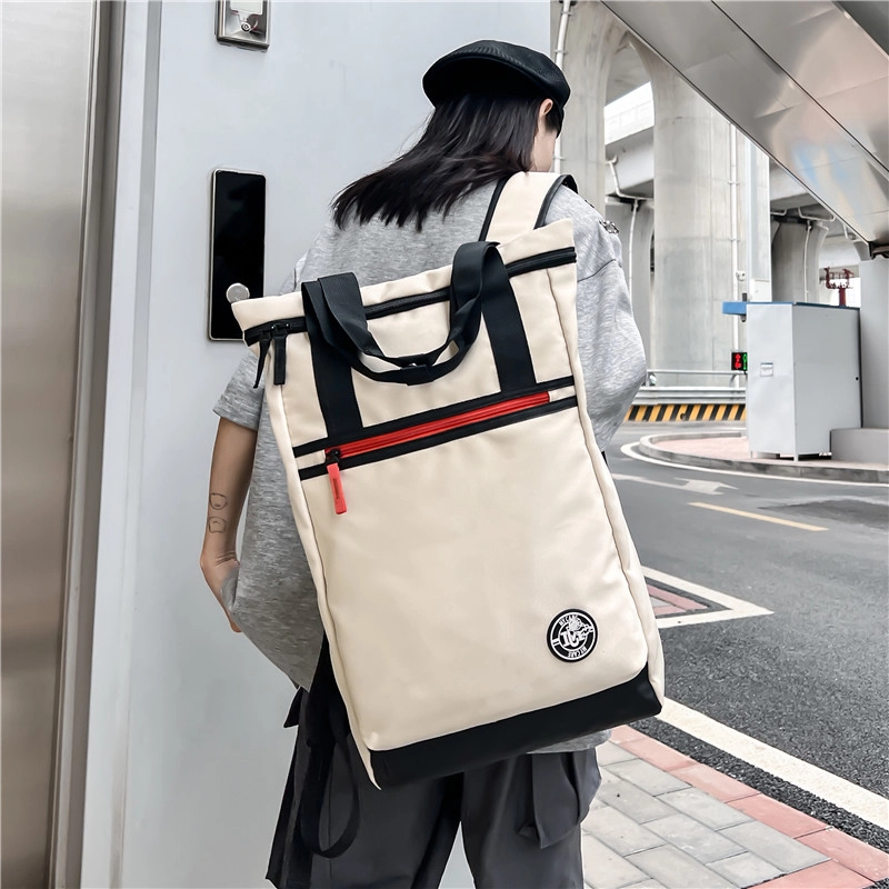 醇龙 撞色设计大容量高颜值时尚百搭简约轻便 复合布 双肩包 常规 男女同款情侣款 多色